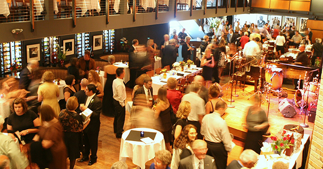 crowded restaurant